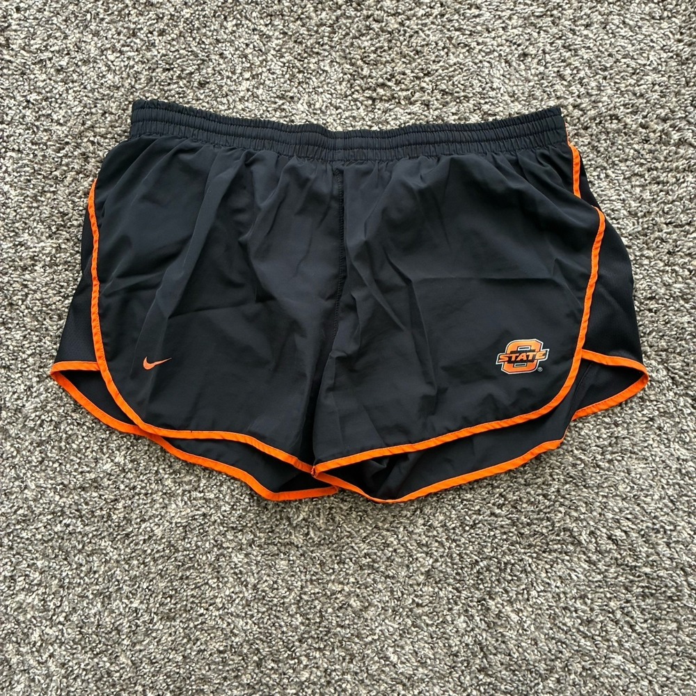 Nike Oklahoma State Cowboys Women's Large Black Track Running Shorts